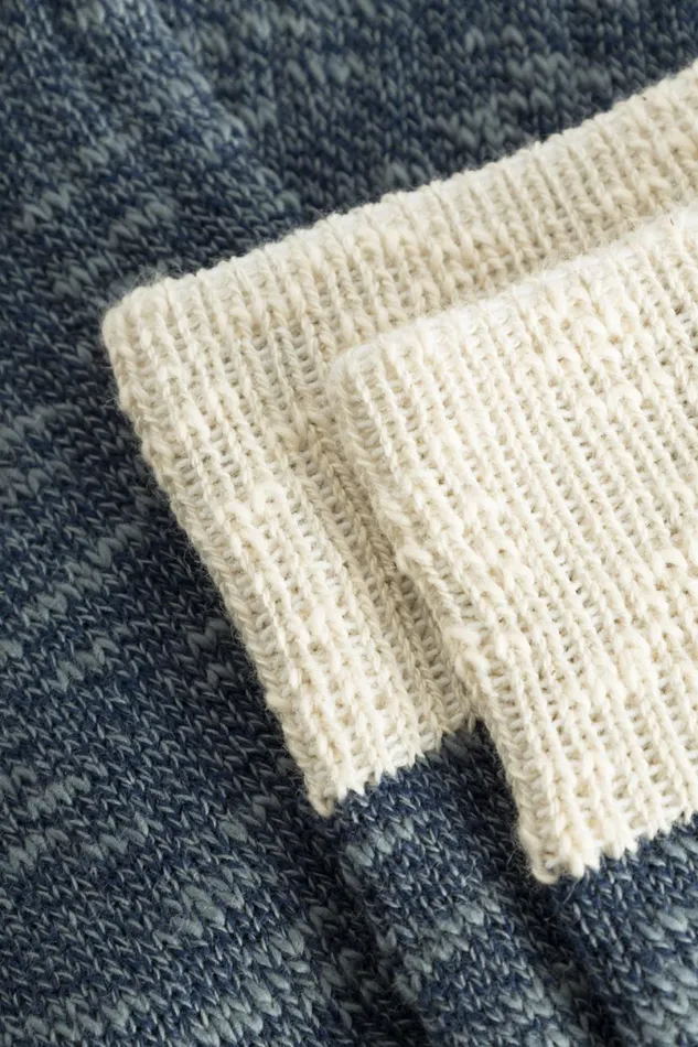 Men Norse Projects Accessories Ebbe Slub Sock Steel Blue