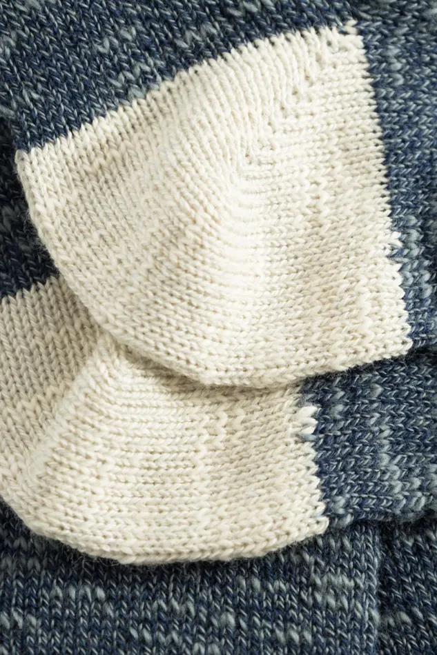 Men Norse Projects Accessories Ebbe Slub Sock Steel Blue