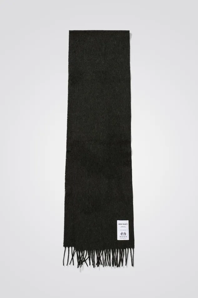 Men Norse Projects Accessories Moon Lambswool Scarf Beech Green