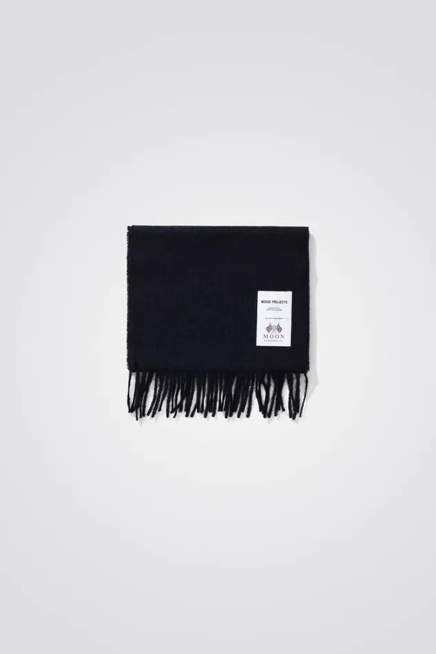 Men Norse Projects Accessories Moon Lambswool Scarf Dark Navy