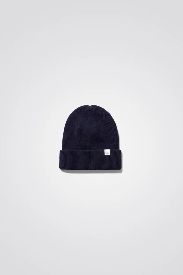 Men Norse Projects Beanies Norse Beanie Dark Navy