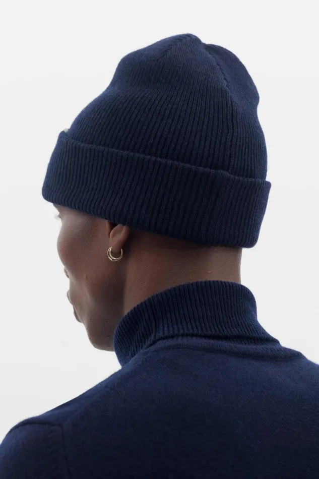 Men Norse Projects Beanies Norse Beanie Dark Navy