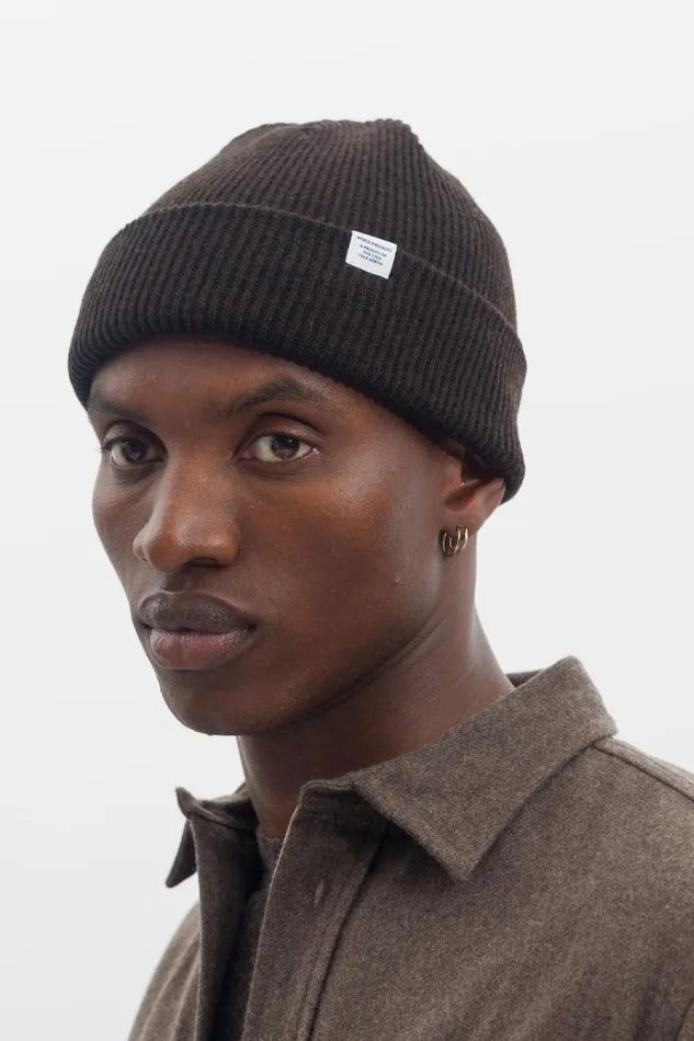 Men Norse Projects Beanies Norse Beanie Truffle
