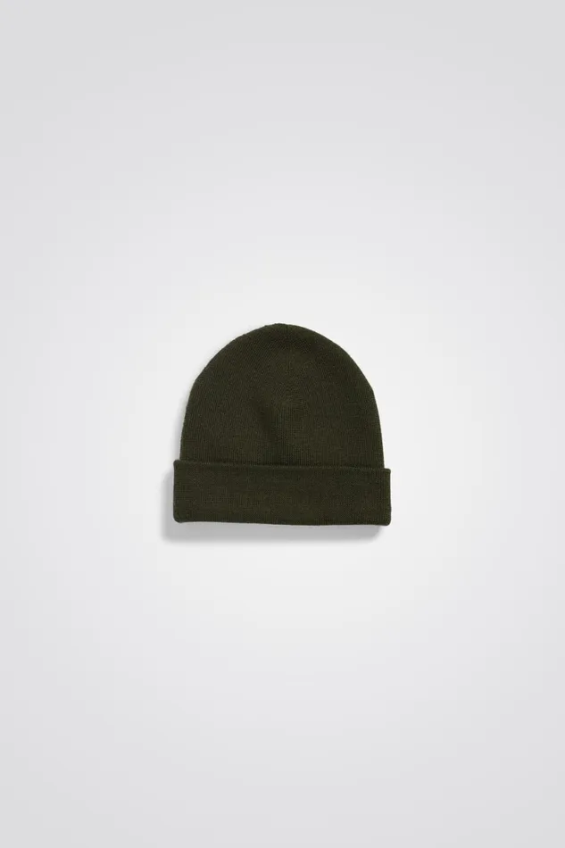 Men Norse Projects Beanies Top Tech Merino Beanie Army Green