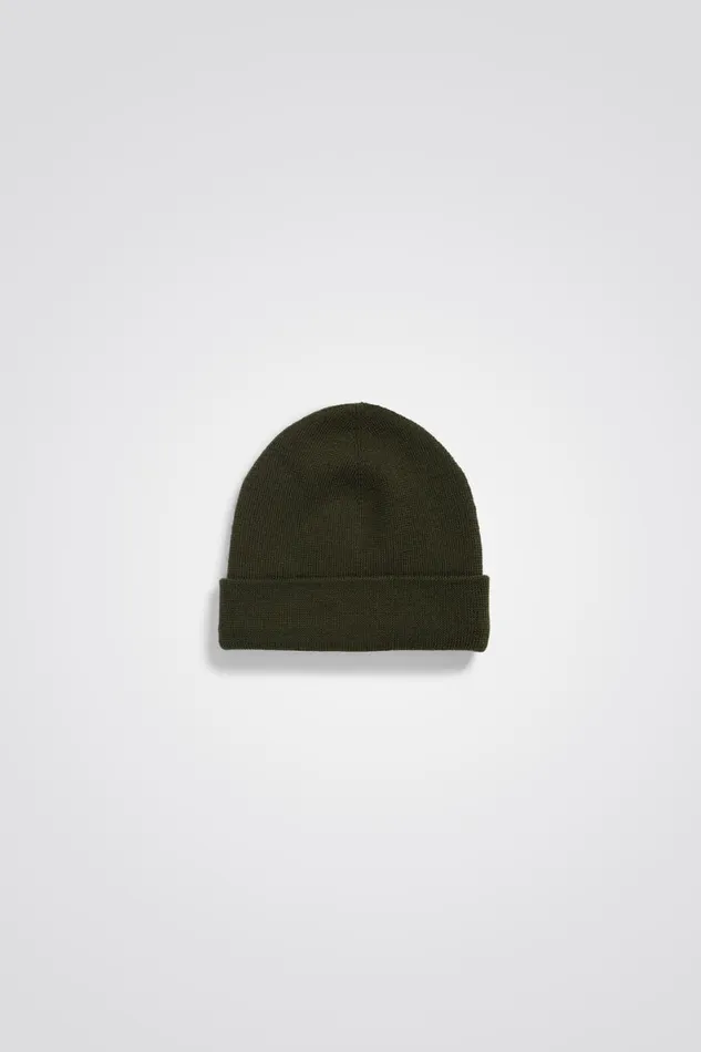 Men Norse Projects Beanies Top Tech Merino Beanie Army Green