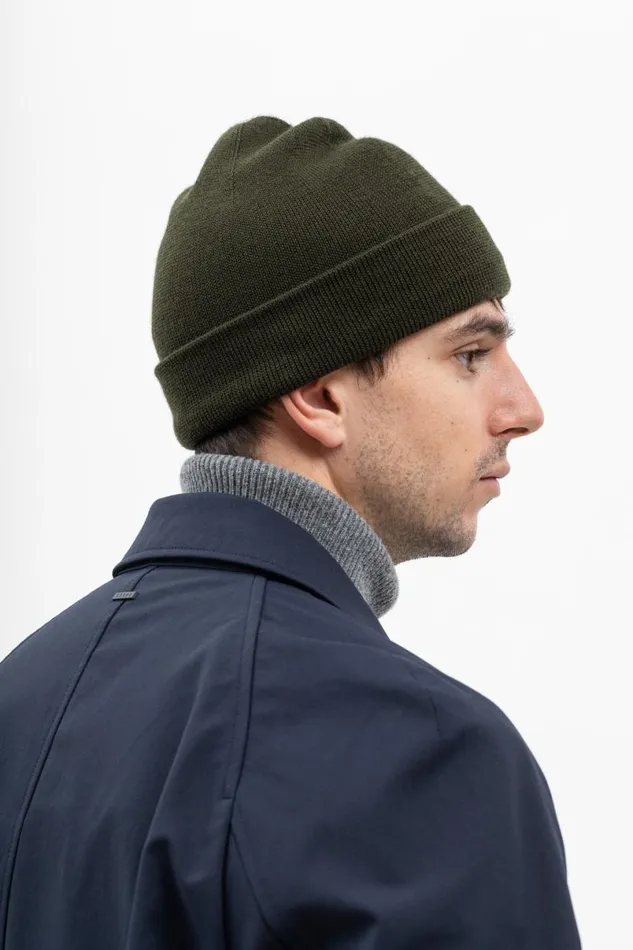 Men Norse Projects Beanies Top Tech Merino Beanie Army Green