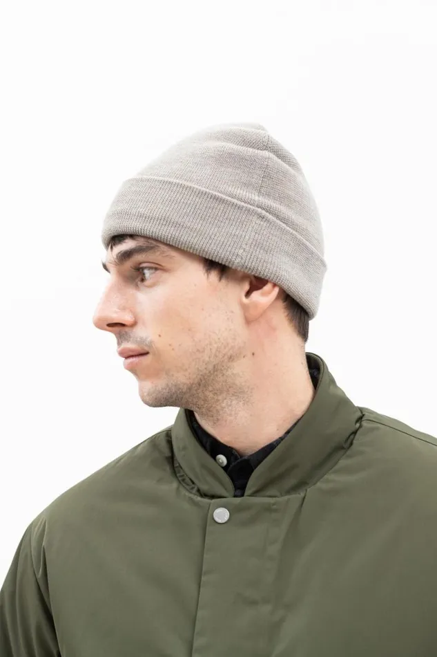 Men Norse Projects Beanies Top Tech Merino Beanie Sand