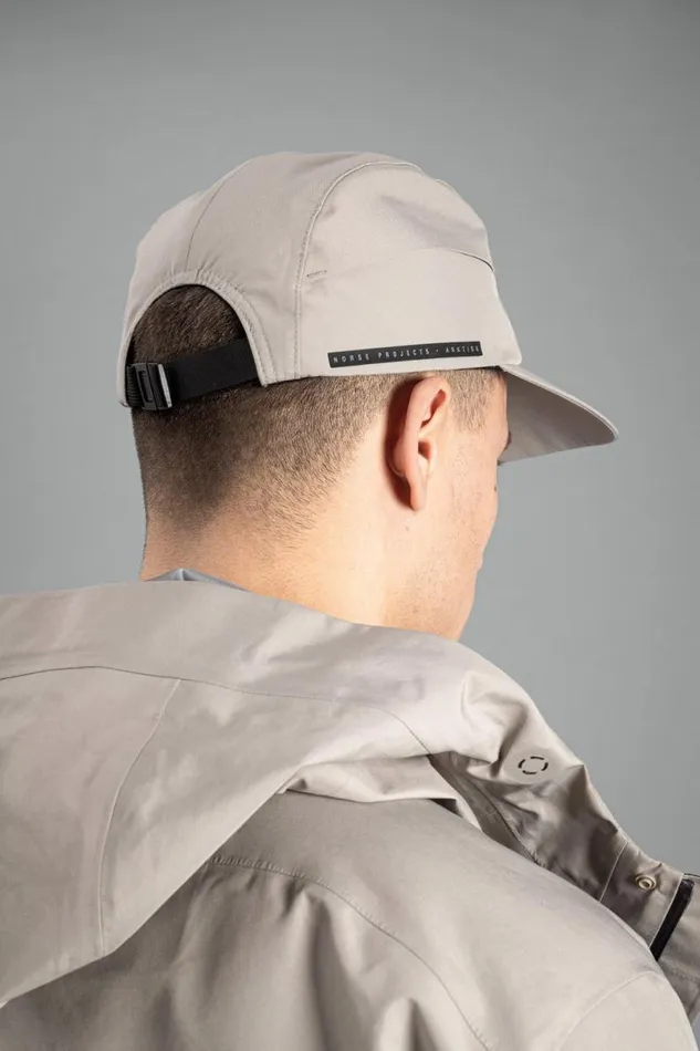 Men Norse Projects Caps 3 Layer 4Panel Cap Mid Khaki