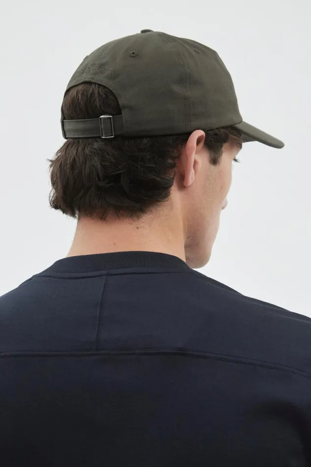 Men Norse Projects Caps Felt N Twill Sports Cap Beech Green