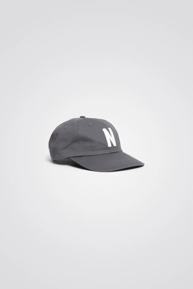 Men Norse Projects Caps Felt N Twill Sports Cap Magnet Grey