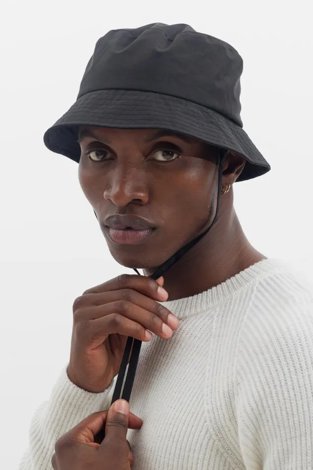 Men Norse Projects Caps GoreTex Infinium Bucket Hat Black