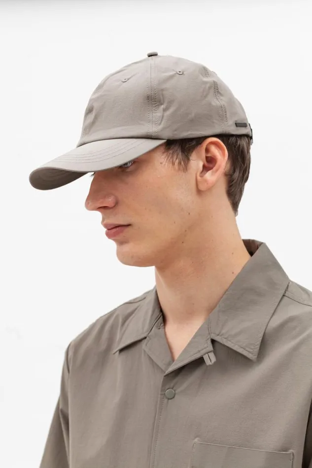 Men Norse Projects Caps Travel Light Sports Cap Concrete Grey