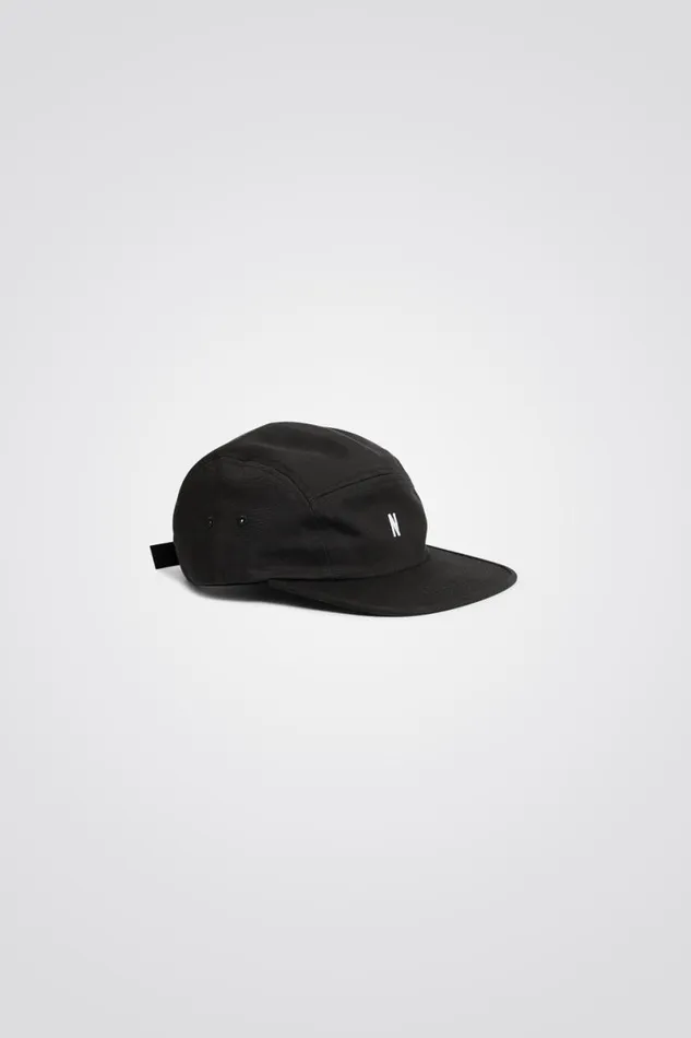 Men Norse Projects Caps Twill 5 Panel Cap Black