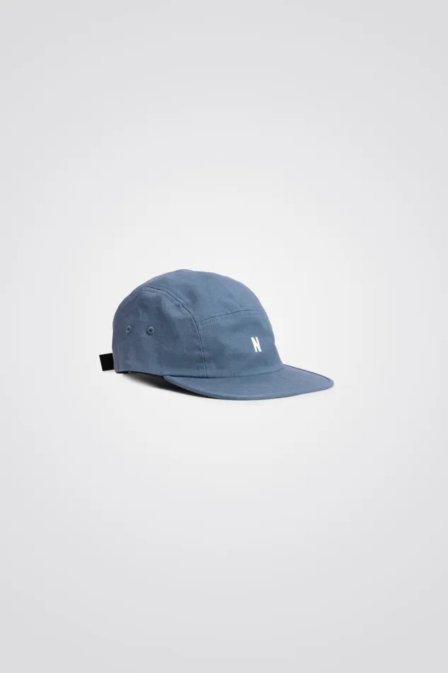 Men Norse Projects Caps Twill 5 Panel Cap Light Stone Blue