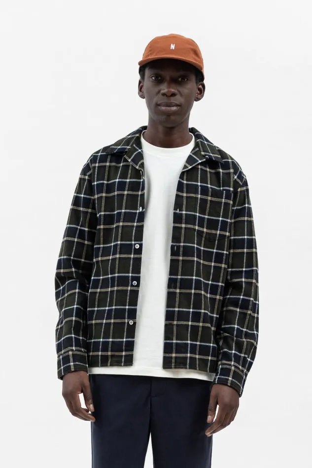 Men Norse Projects Caps Twill 5 Panel Cap Rust Brown