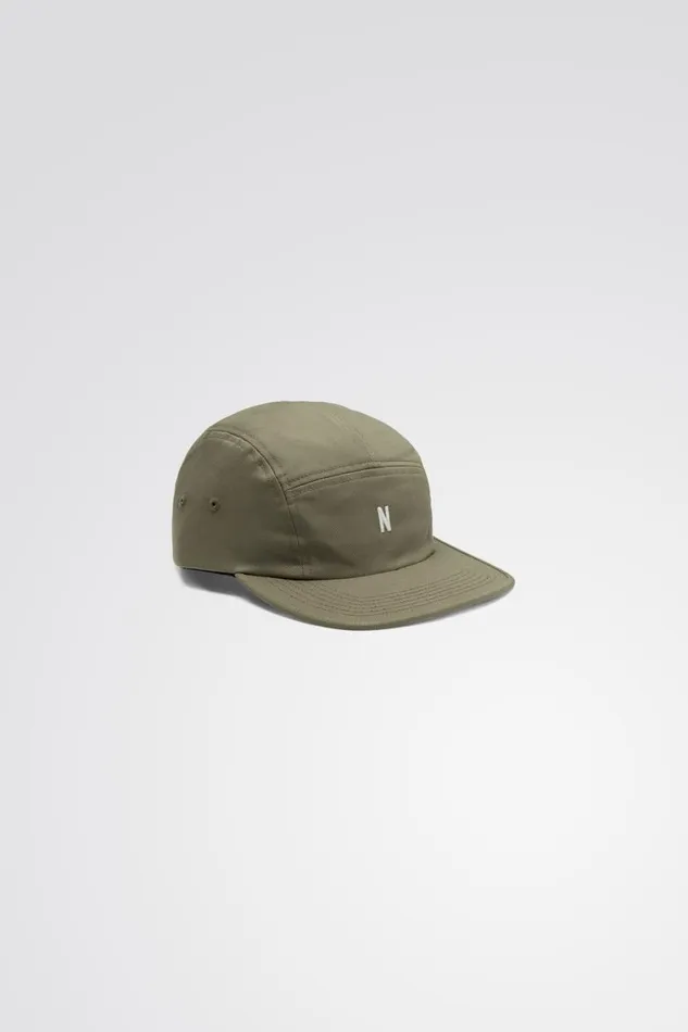 Men Norse Projects Caps Twill 5 Panel Cap Sediment Green