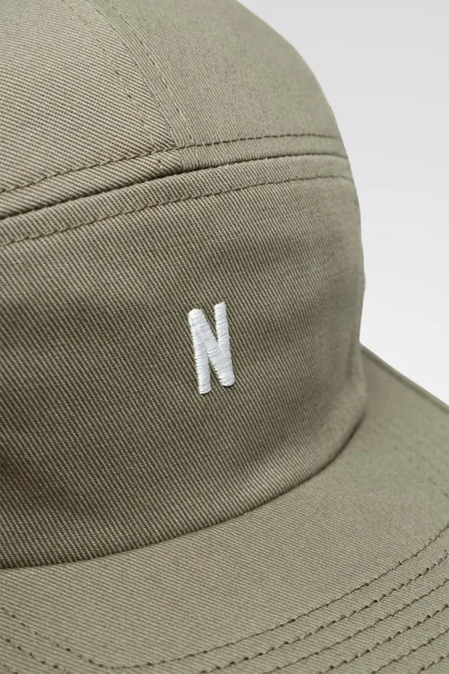 Men Norse Projects Caps Twill 5 Panel Cap Sediment Green