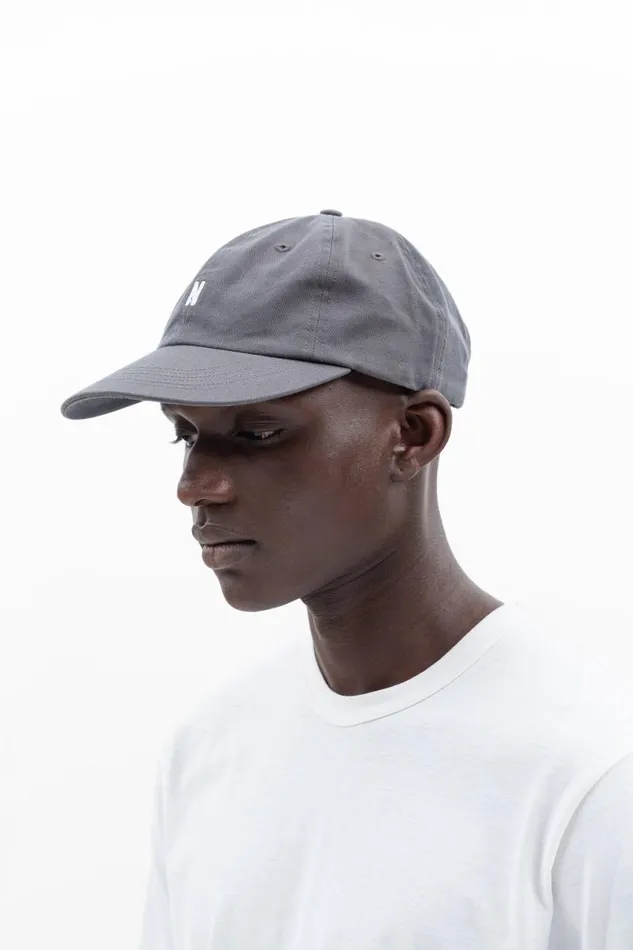 Men Norse Projects Caps Twill Sports Cap Magnet Grey