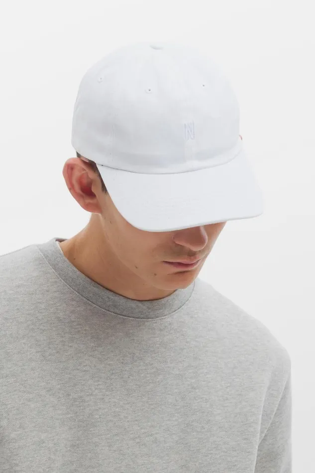 Men Norse Projects Caps Twill Sports Cap White