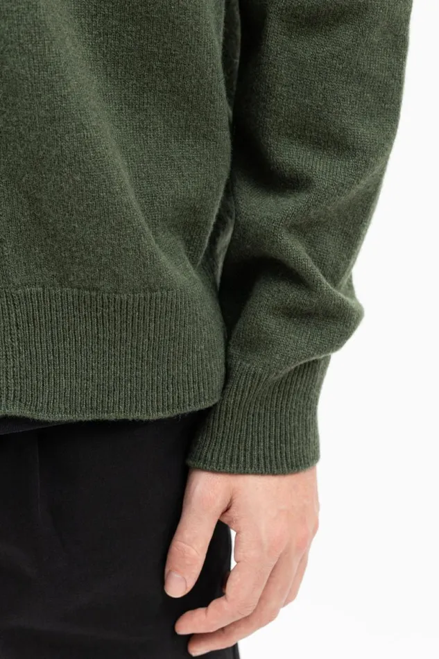 Men Norse Projects Knitwear Adam Merino Lambswool Cardigan Army Green