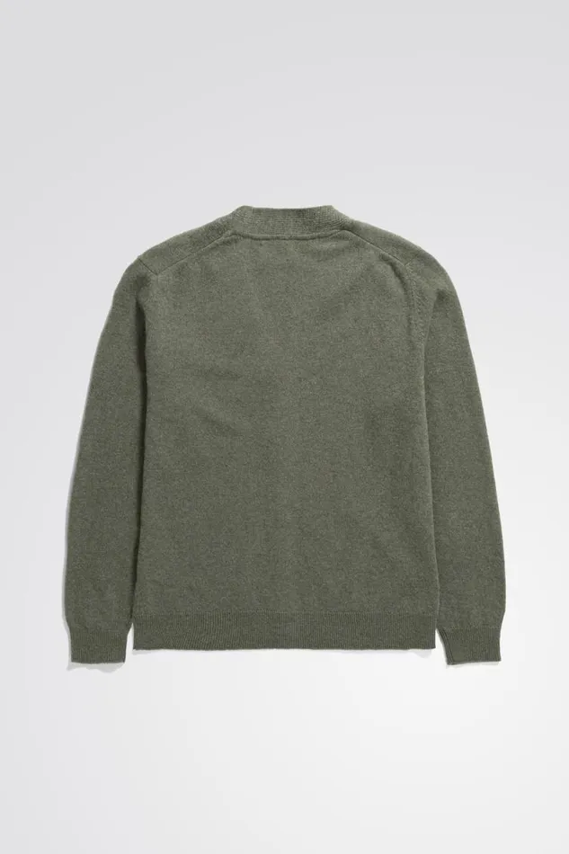 Men Norse Projects Knitwear Adam Merino Lambswool Cardigan Ivy Green