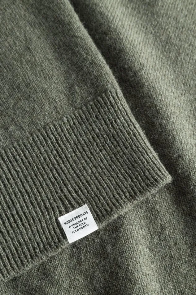 Men Norse Projects Knitwear Adam Merino Lambswool Cardigan Ivy Green