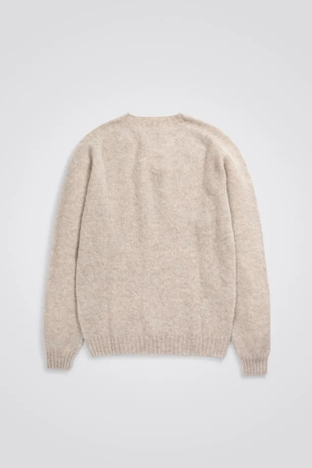 Men Norse Projects Knitwear Birnir Brushed Lambswool Oatmeal