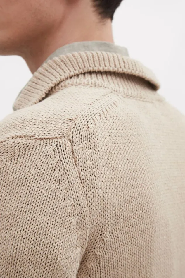 Men Norse Projects Knitwear Lasse Cotton Holiday Polo Tan