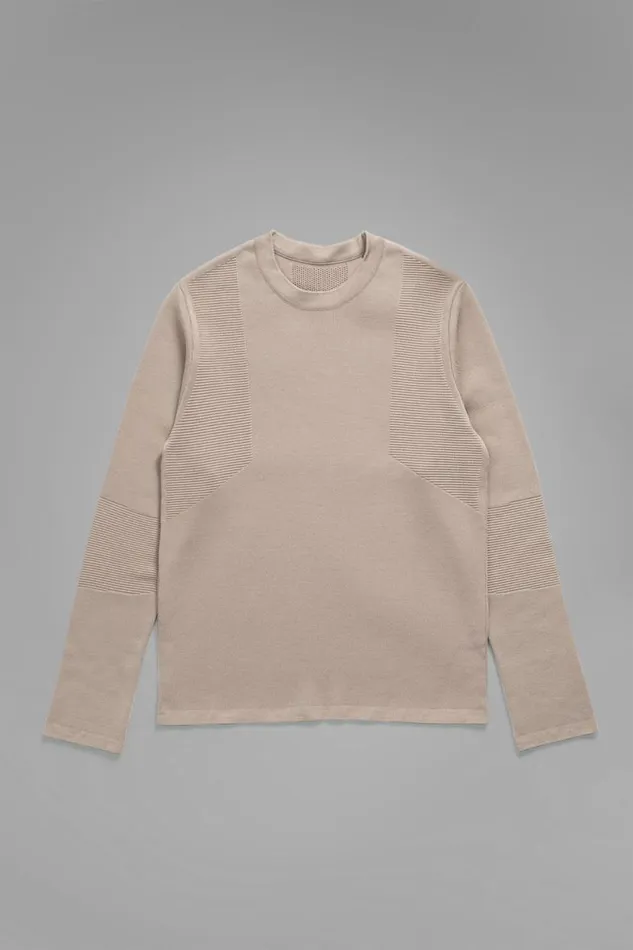 Men Norse Projects Knitwear Ribe Tech Crew Utility Khaki