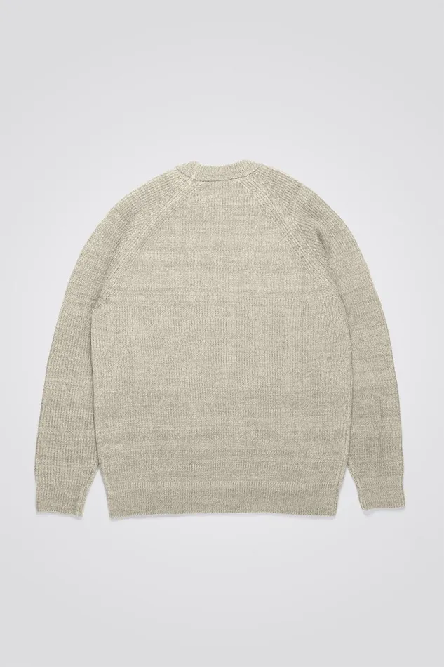 Men Norse Projects Knitwear Roald Cotton Wool Sediment Green