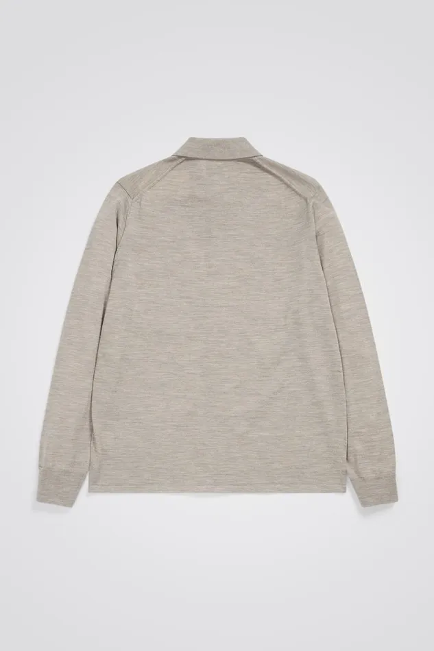 Men Norse Projects Knitwear Rollo Tech Merino Shirt Sand