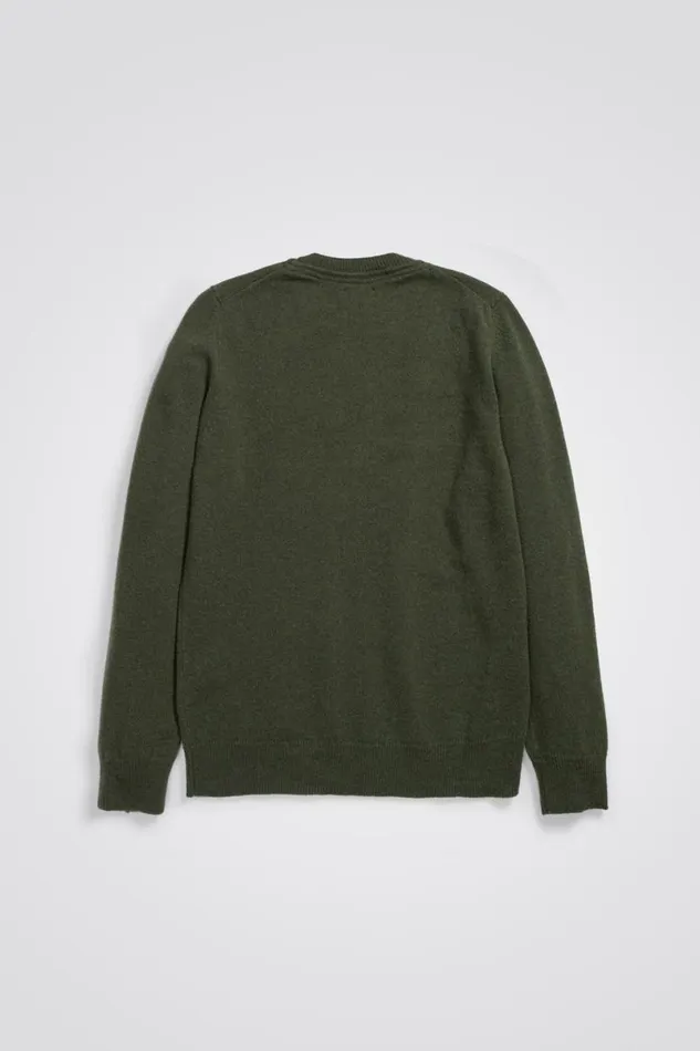 Men Norse Projects Knitwear Sigfred Merino Lambswool Sweater Army Green