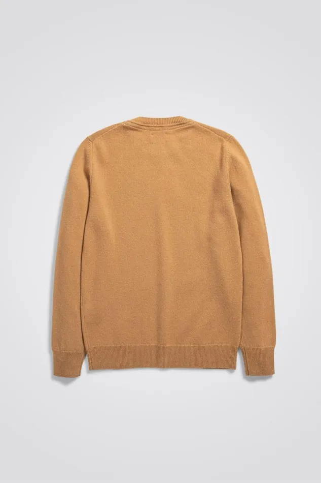 Men Norse Projects Knitwear Sigfred Merino Lambswool Sweater Camel