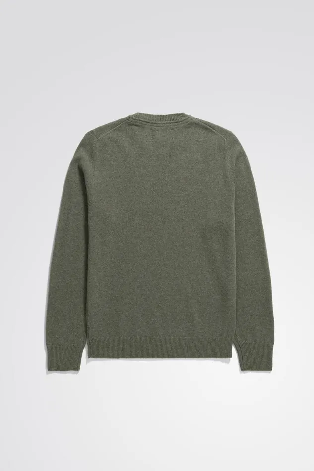 Men Norse Projects Knitwear Sigfred Merino Lambswool Sweater Ivy Green