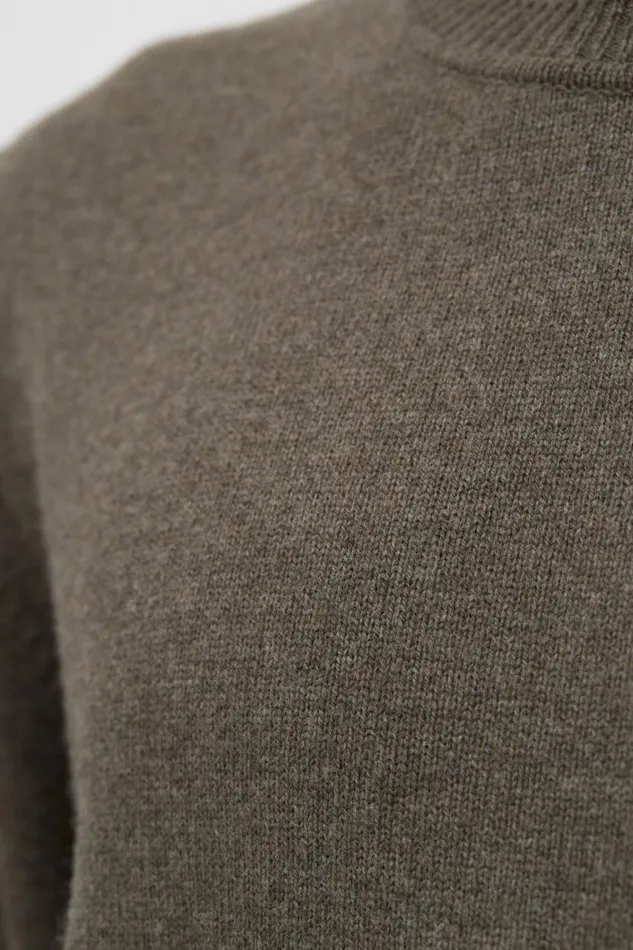 Men Norse Projects Knitwear Sigfred Merino Lambswool Sweater Ivy Green