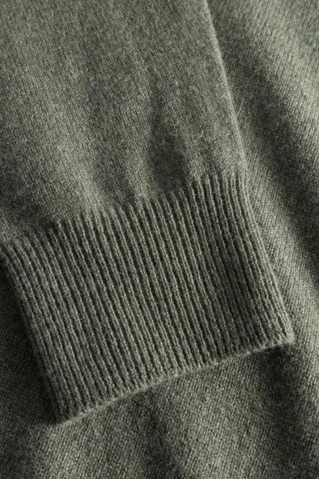 Men Norse Projects Knitwear Sigfred Merino Lambswool Sweater Ivy Green