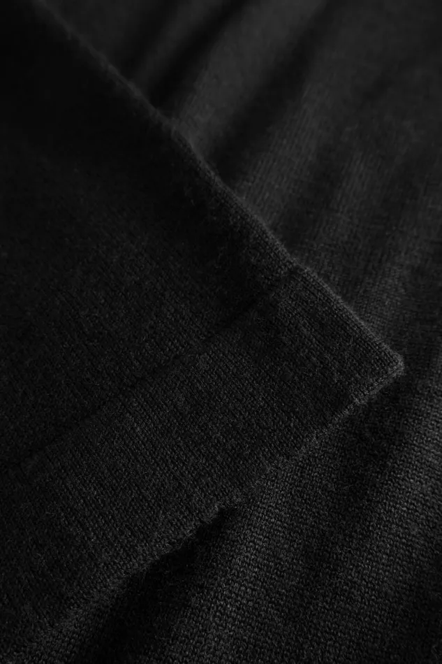 Men Norse Projects Knitwear Tech Merino Half Zip Black