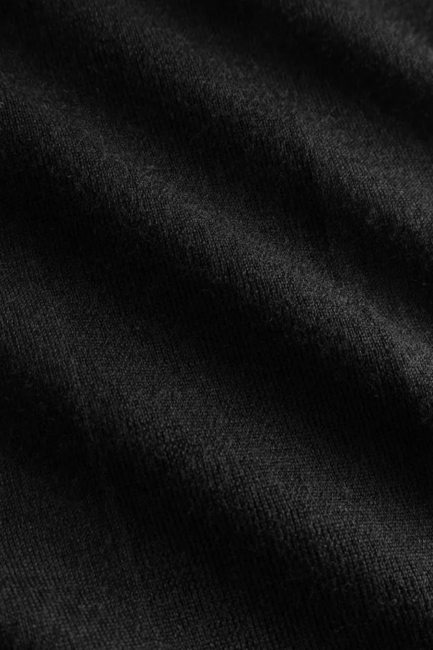 Men Norse Projects Knitwear Tech Merino Polo Black
