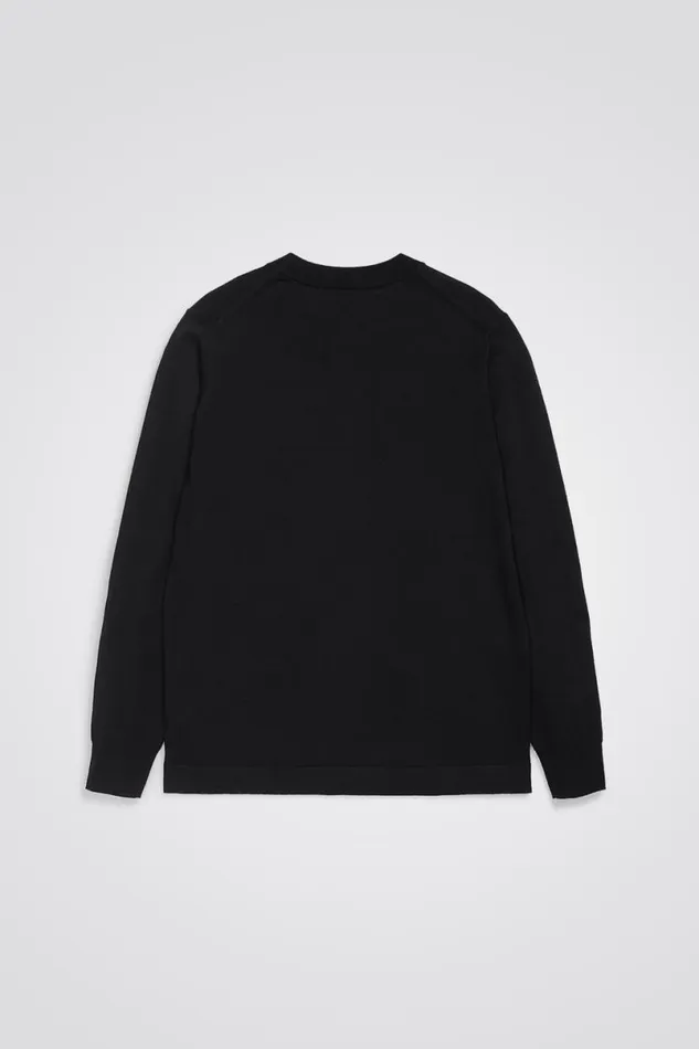 Men Norse Projects Knitwear Teis Tech Merino Sweater Black