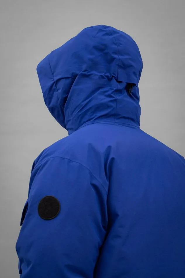 Men Norse Projects Outerwear Expedition Parka GoreTex Cobalt Blue
