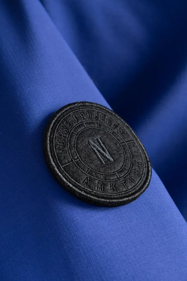 Men Norse Projects Outerwear Expedition Parka GoreTex Cobalt Blue