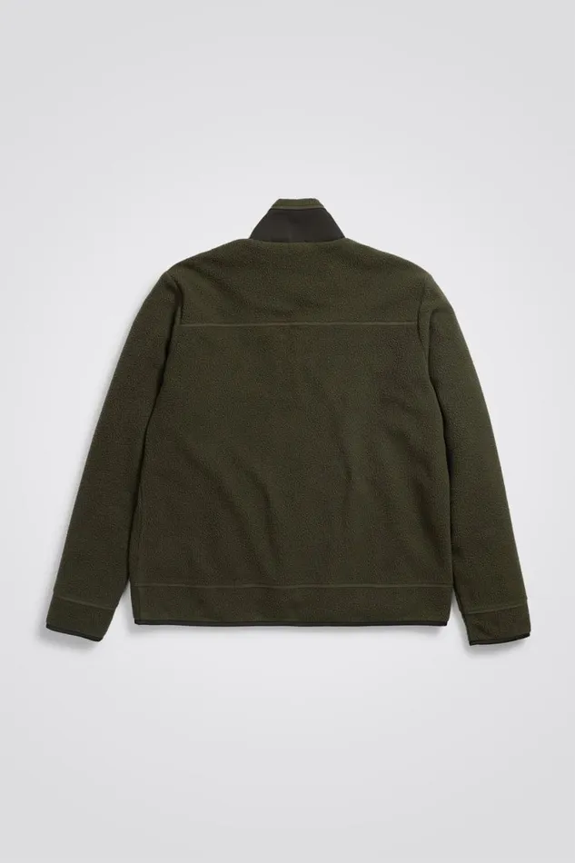 Men Norse Projects Outerwear Frederik Fleece Full Zip Jacket Ivy Green
