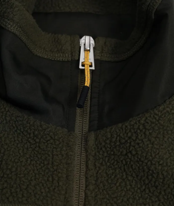 Men Norse Projects Outerwear Frederik Fleece Full Zip Jacket Ivy Green