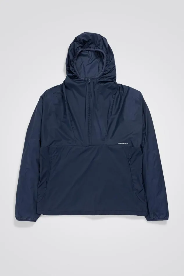 Men Norse Projects Outerwear Herluf Light Nylon Calcite Blue