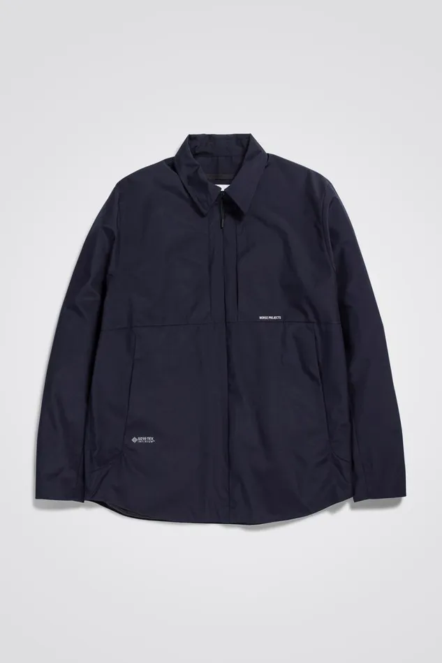 Men Norse Projects Outerwear Jens GoreTex Infinium 20 Dark Navy