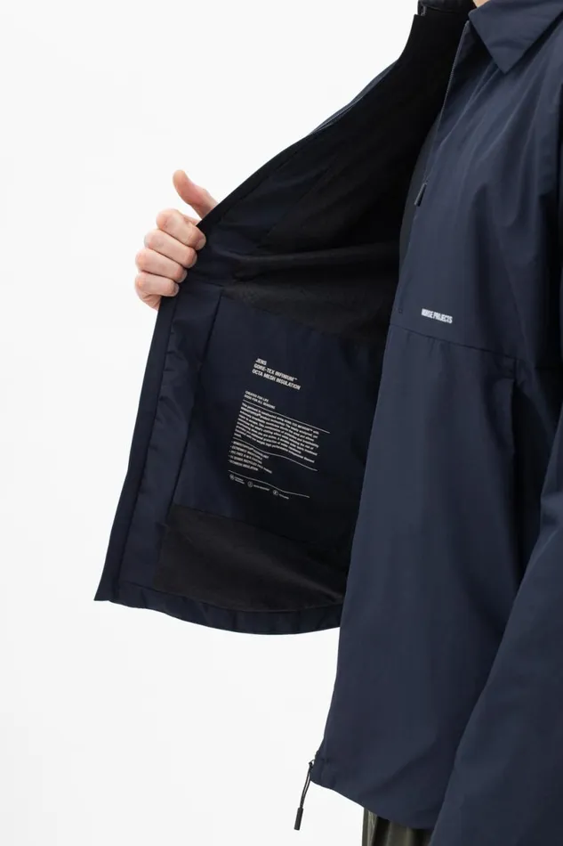 Men Norse Projects Outerwear Jens GoreTex Infinium 20 Dark Navy
