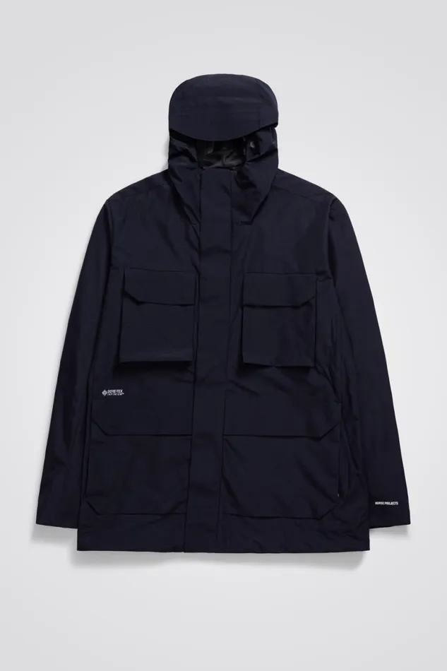 Men Norse Projects Outerwear Nunk GoreTex Infinium Dark Navy