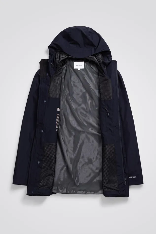 Men Norse Projects Outerwear Nunk GoreTex Infinium Dark Navy