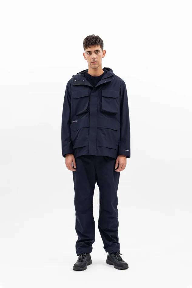 Men Norse Projects Outerwear Nunk GoreTex Infinium Dark Navy