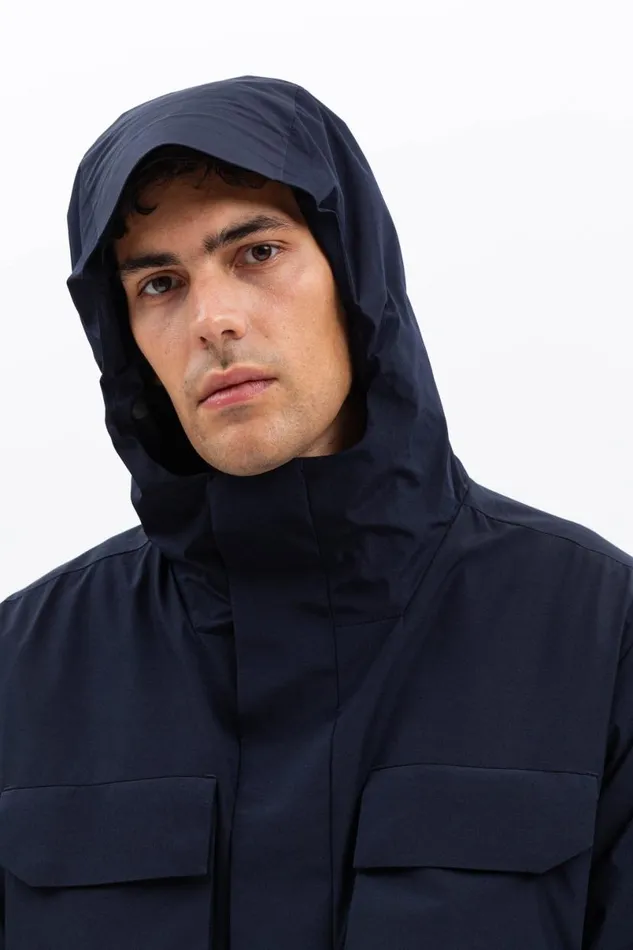 Men Norse Projects Outerwear Nunk GoreTex Infinium Dark Navy